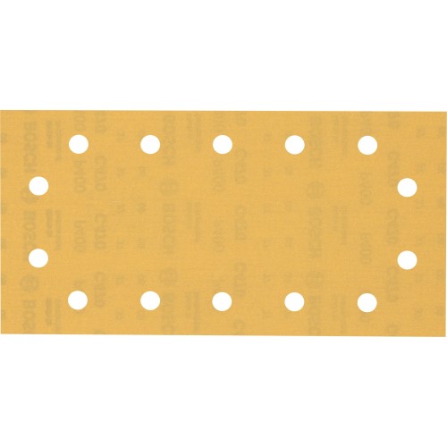 Papel de lija EXPERT C470 con 14 orificios para lijadoras orbitales 115 x 230 mm, G 400 50 unidades