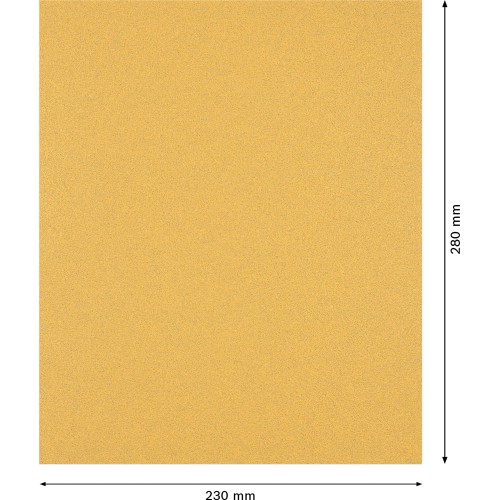 Papel de lija EXPERT C470 para lijado manual de 230 x 280 mm, G 80