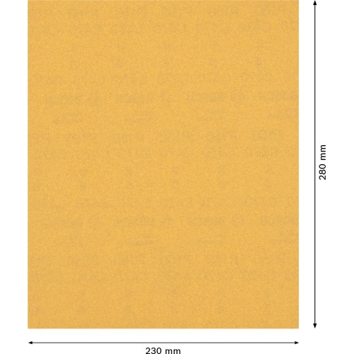 Papel de lija EXPERT C470 para lijado manual de 230 x 280 mm, G 150