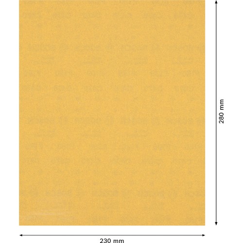 Papel de lija EXPERT C470 para lijado manual de 230 x 280 mm, G 180