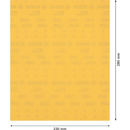 Papel de lija EXPERT C470 para lijado manual de 230 x 280 mm, G 400
