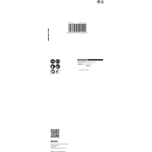 Set de papel de lija EXPERT C470 para lijadoras orbitales de 93 x 230 mm, G 3x60/4x80/3x120, 10 unidades