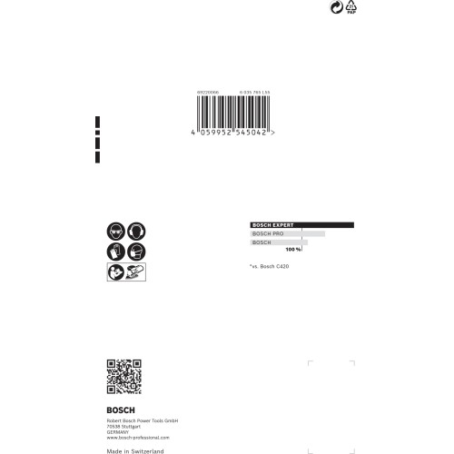 Papel de lija EXPERT C470 con 7 orificios para multilijadoras de 100 x 150 mm, G 320 10 unidades