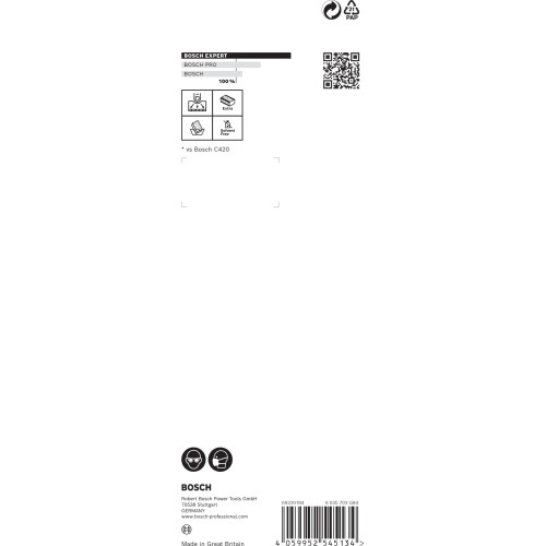 Taco de lija EXPERT S471 Standard, 26 mm x 69 mm x 97 mm, superfino, 3 unidades