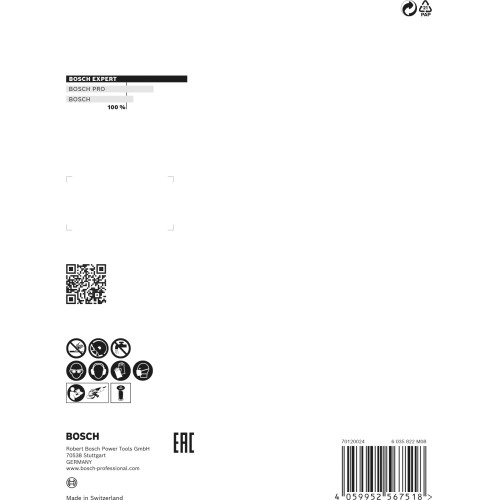 Disco de corte EXPERT Carbide Multi Wheel X-LOCK de 125 mm, 22,23 mm
