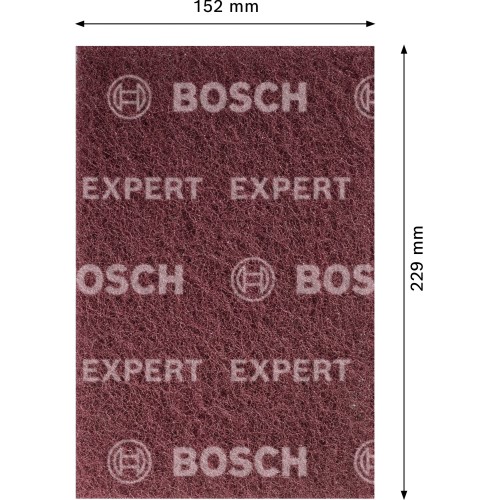 Almohadilla de vellón EXPERT N880 para lijado manual, 152 mm x 229 mm, medio A