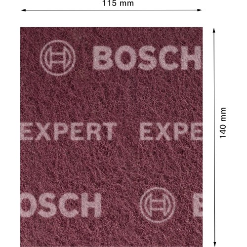 Almohadilla de vellón EXPERT N880 para lijado manual de 115 x 140 mm, muy fina A, 2 uds.