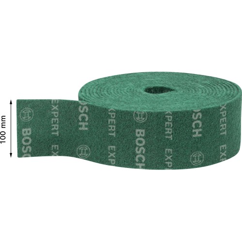 Rollo de vellón EXPERT N880 para lijado manual de 100 mm x 10 m, multiuso