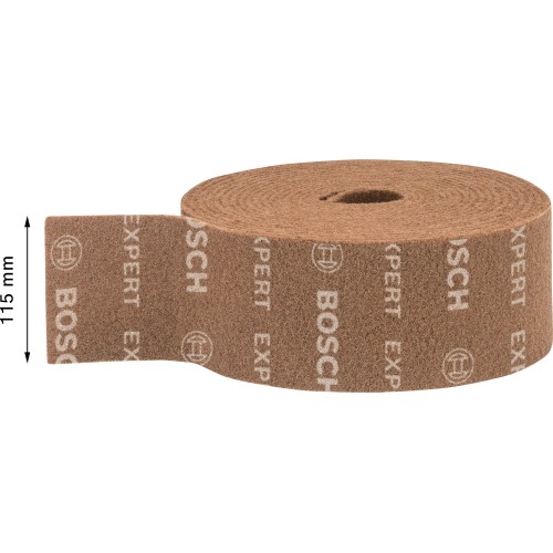 Rollo de vellón EXPERT N880 para lijado manual de 115 mm x 10 m, grueso A