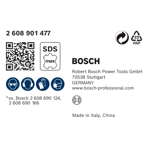 Adaptador de cincel plano EXPERT SDS Clean max de 25x400 mm