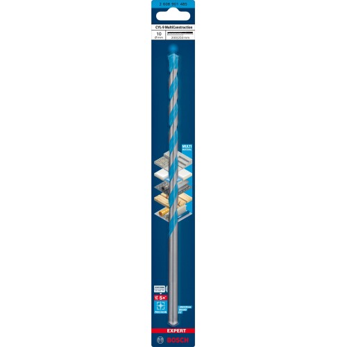 Broca EXPERT CYL-9 MultiConstruction de 10 x 200 x 250 mm