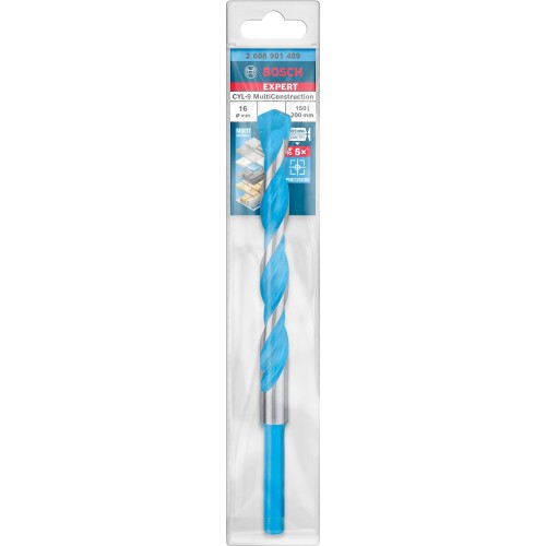 Broca EXPERT CYL-9 MultiConstruction de 16 x 150 x 200 mm