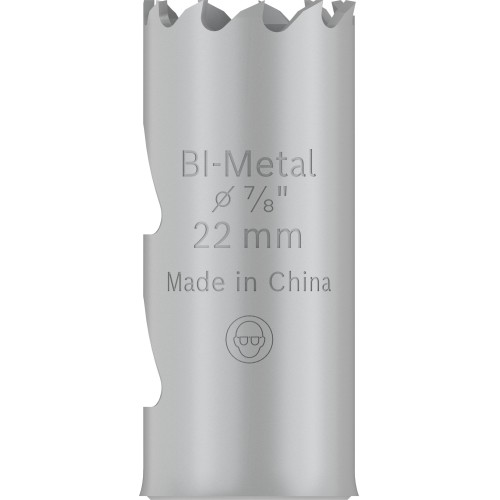 Sierra de corona PRO Multi Material, 22 mm, roscada
