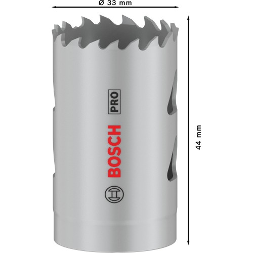 Sierra de corona PRO Multi Material, 33 mm, roscada
