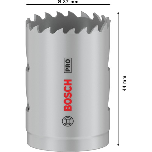 Sierra de corona PRO Multi Material, 37 mm, roscada