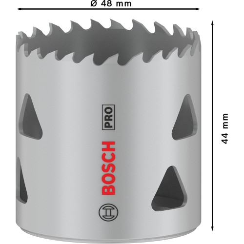 Sierra de corona PRO Multi Material, 48 mm, roscada