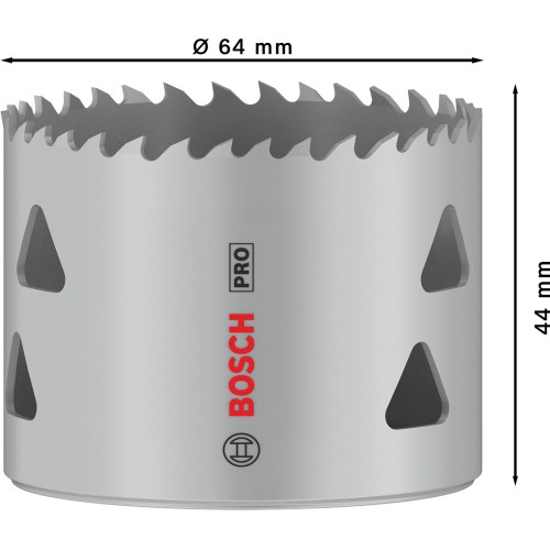 Sierra de corona PRO Multi Material, 64 mm, roscada