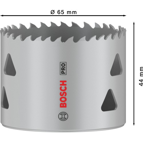 Sierra de corona PRO Multi Material, 65 mm, roscada