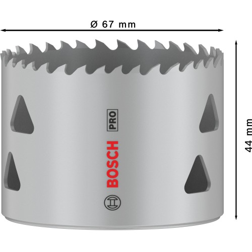 Sierra de corona PRO Multi Material, 67 mm, roscada