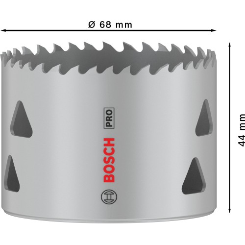Sierra de corona PRO Multi Material, 68 mm, roscada