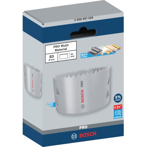 Sierra de corona PRO Multi Material, 83 mm, roscada