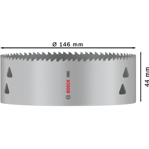 Sierra de corona PRO Multi Material, 146 mm, roscada
