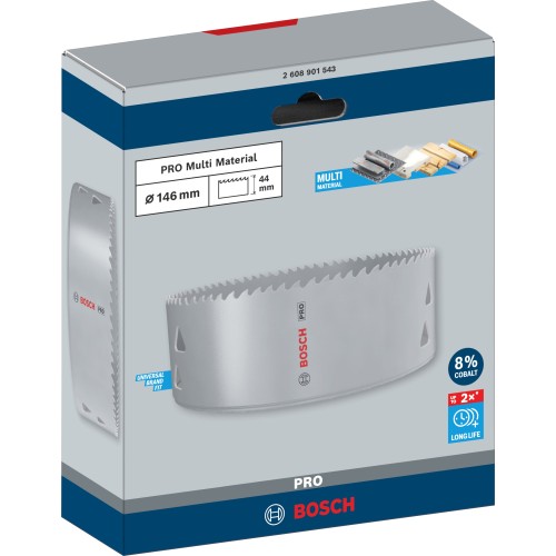 Sierra de corona PRO Multi Material, 146 mm, roscada