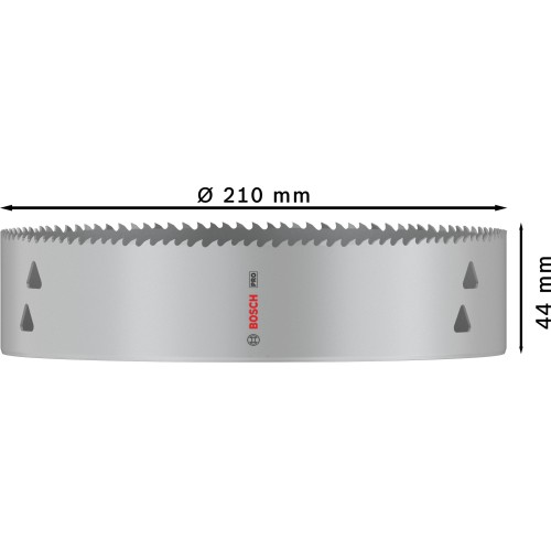 Sierra de corona PRO Multi Material, 210 mm, roscada