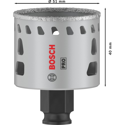 Sierra de corona PRO Tile PC Plus, 51 mm, HS