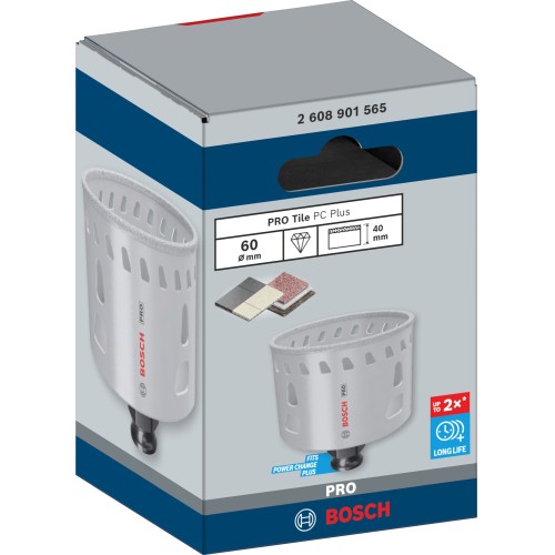 Sierra de corona PRO Tile PC Plus, 60 mm, HS