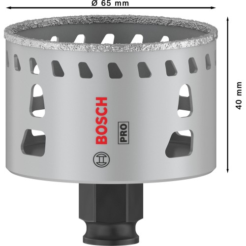 Sierra de corona PRO Tile PC Plus, 65 mm, HS