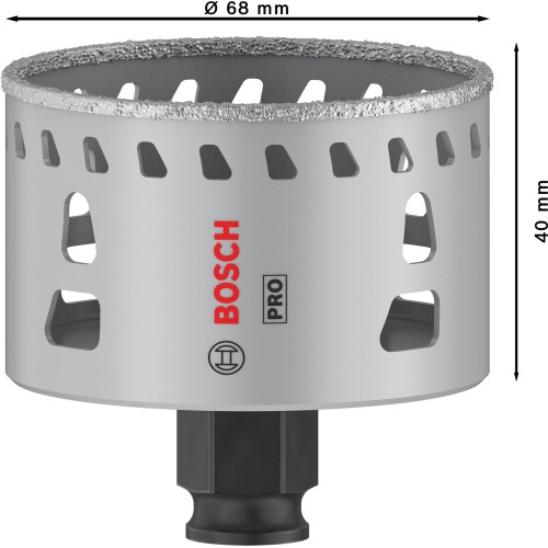 Sierra de corona PRO Tile PC Plus, 68 mm, HS