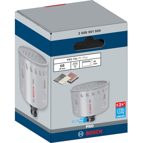 Sierra de corona PRO Tile PC Plus, 68 mm, HS