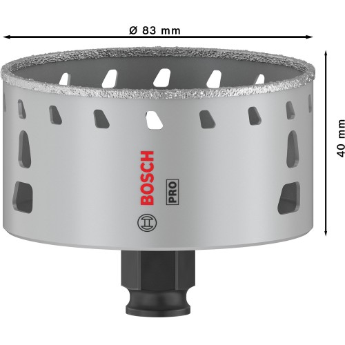Sierra de corona PRO Tile PC Plus, 83 mm, HS