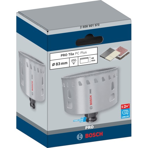 Sierra de corona PRO Tile PC Plus, 83 mm, HS