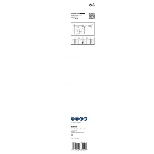 Set de brocas para martillo EXPERT SDS Clean plus-8X de 20 x 400 x 550