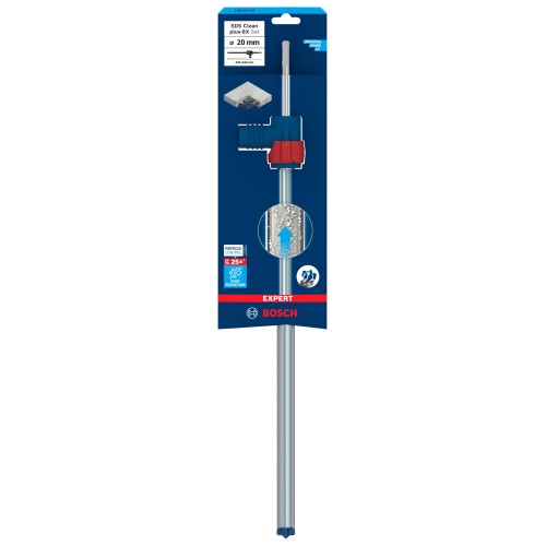 Set de brocas para martillo EXPERT SDS Clean plus-8X de 20 x 400 x 550