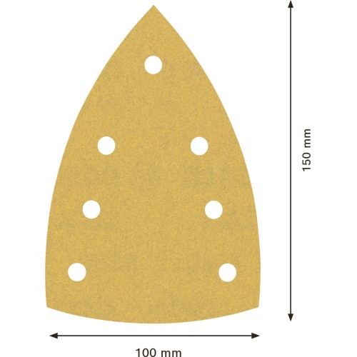 Hoja de lija EXPERT C470 de 100 x 150 mm, G 180, 50 unidades