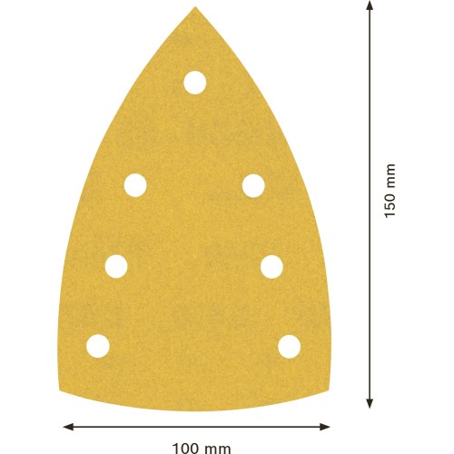 Hoja de lija EXPERT C470 de 100 x 150 mm, G 240, 50 unidades