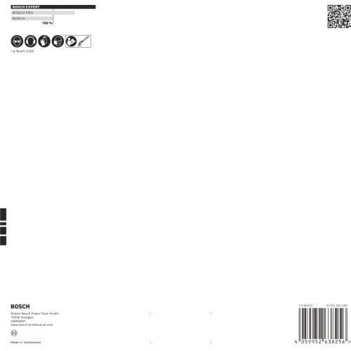 Hoja de lija EXPERT C470 de 225 mm, G 40/80/120/180, 6 unidades