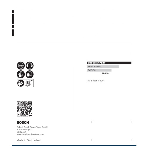 Malla de lija EXPERT M480 de 115 x 107 mm, G 80, 10 uds.