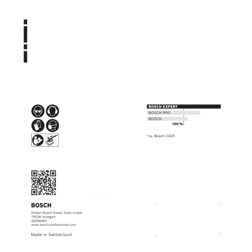 Malla de lija EXPERT M480 de 115 x 107 mm, G 120, 10 uds.