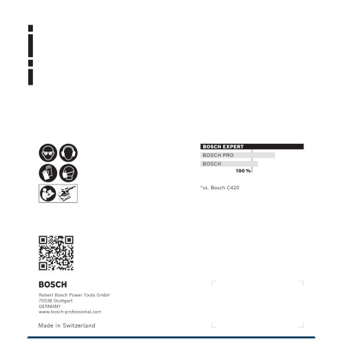 Malla de lija EXPERT M480 de 115 x 107 mm, G 180, 10 uds.