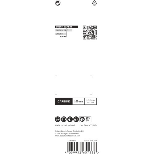 Hoja de sierra de calar EXPERT Hardwood Fast T144DHM, 2 uds.