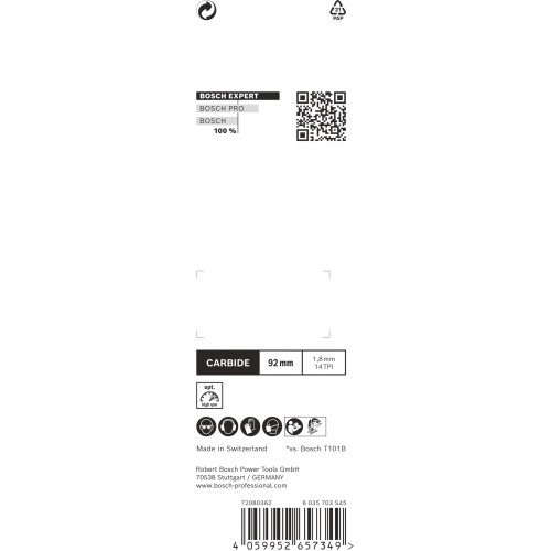 Hoja de sierra de calar EXPERT Laminate Clean T128BHM, 2 uds.