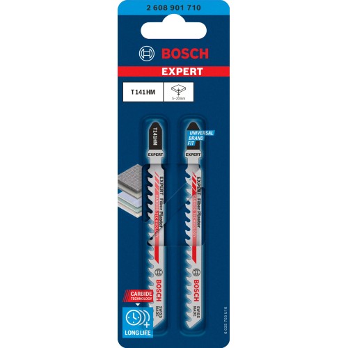 Hoja de sierra de calar EXPERT Fiber Plaster T141HM, 2 uds.