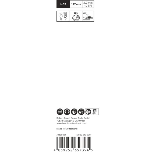 Hoja de sierra de calar EXPERT Wood 2-side clean T308BO 2 uds.