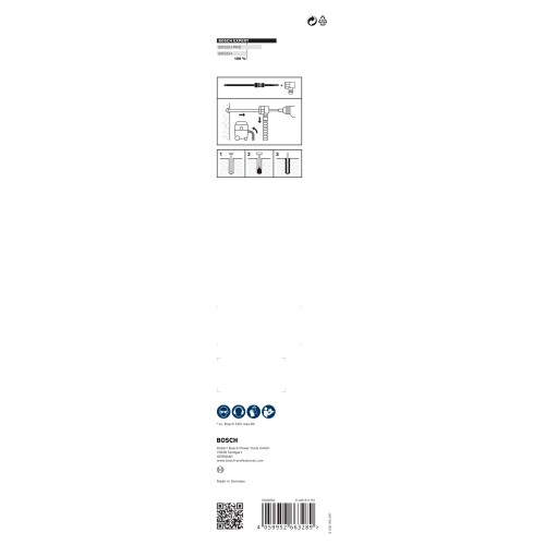 Broca para martillo EXPERT SDS Clean max-8X de 25 x 400 x 650