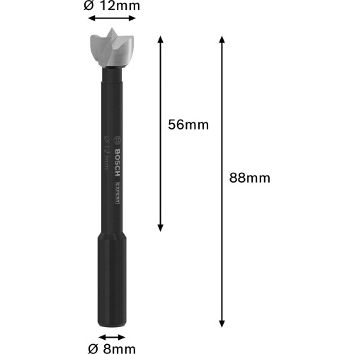 Broca Forstner EXPERT Wood, 12 mm