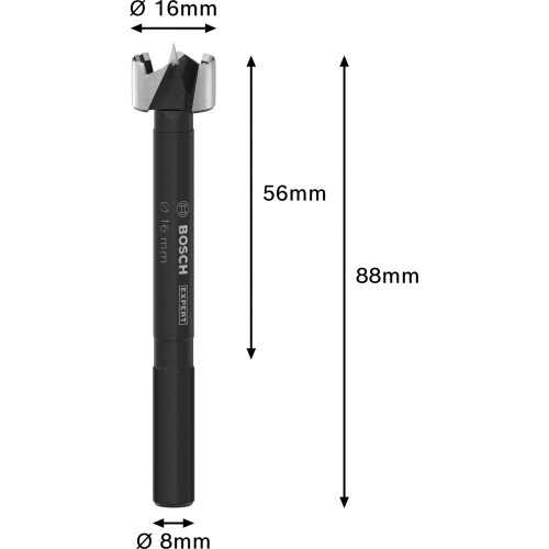 Broca Forstner EXPERT Wood, 16 mm